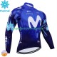 Invierno Maillot Movistar 2024 Hombres