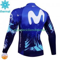 Invierno Maillot Movistar 2024 Hombres