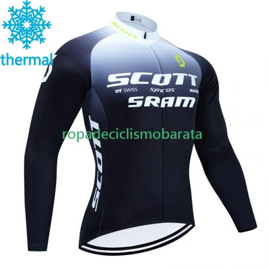Invierno Maillot Scott Sram 2023 Hombres