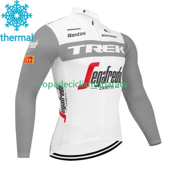 Invierno Maillot Trek Segafredo 2023 Hombres N003