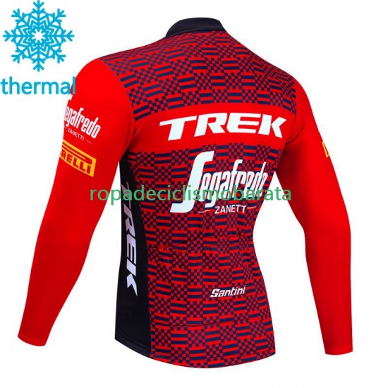 Invierno Maillot Trek Segafredo 2023 Hombres