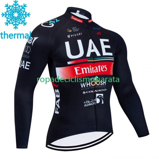 Invierno Maillot Uae Emirates 2023 Hombres N001