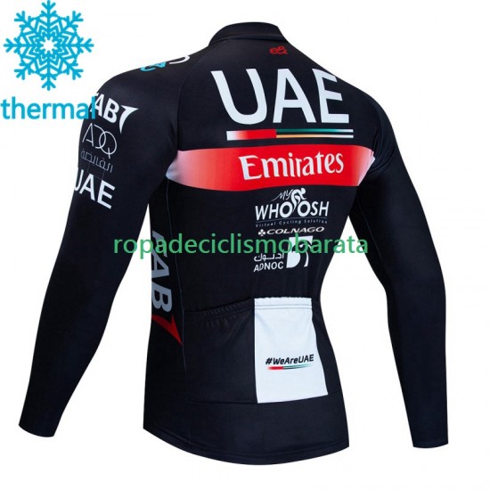 Invierno Maillot Uae Emirates 2023 Hombres N001