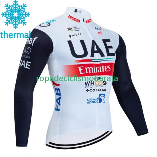 Invierno Maillot Uae Emirates 2023 Hombres