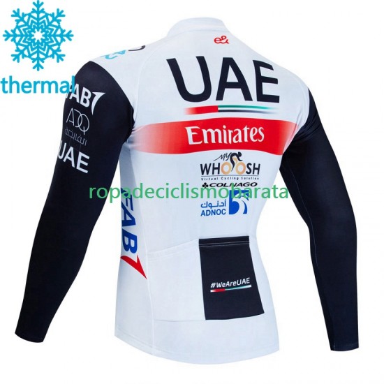 Invierno Maillot Uae Emirates 2023 Hombres