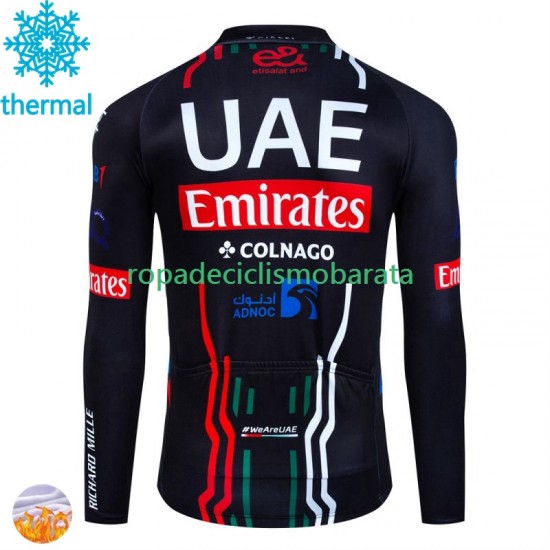 Invierno Maillot Uae Emirates 2024 Hombres N001