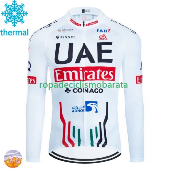 Invierno Maillot Uae Emirates 2024 Hombres