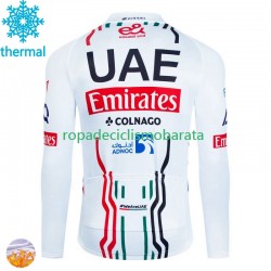 Invierno Maillot Uae Emirates 2024 Hombres