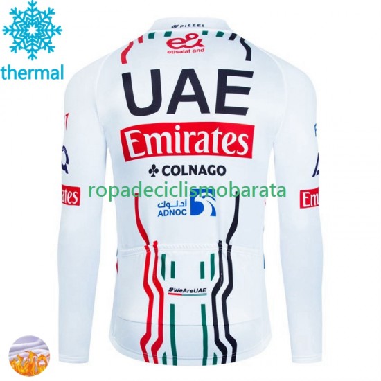 Invierno Maillot Uae Emirates 2024 Hombres