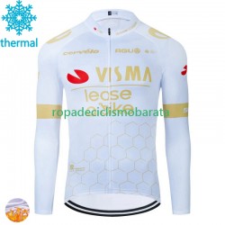 Invierno Maillot Visma Lease A Bike 2024 Hombres N002