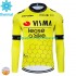 Invierno Maillot Visma Lease A Bike 2024 Hombres
