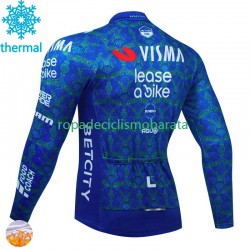 Invierno Maillot Visma Lease A Bike Tdf 2024 Hombres