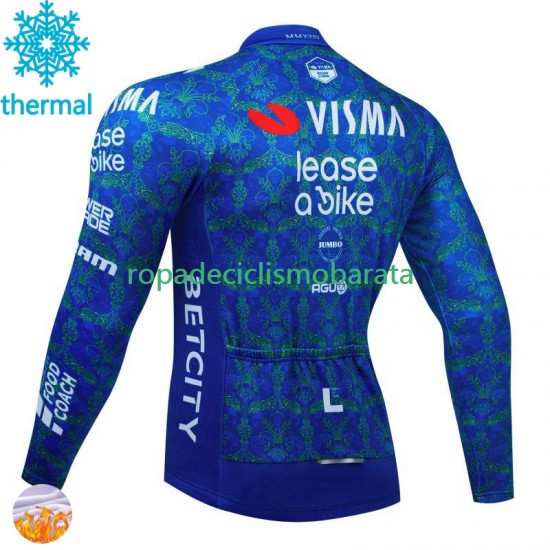 Invierno Maillot Visma Lease A Bike Tdf 2024 Hombres