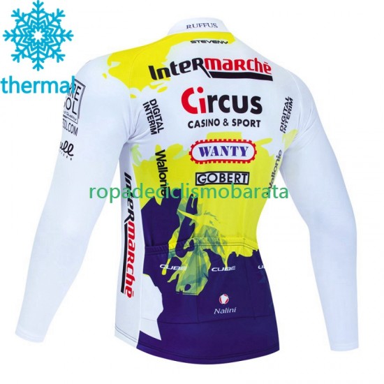 Invierno Maillot Wanty Circus 2023 Noir Hombres