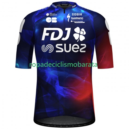 Maillot Manga Corta FDJ SUEZ 2025 Mujeres