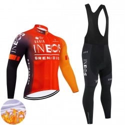 Invierno Maillot y Culotte Largos con Tirantes Ineos Grenadiers 2025 Hombres