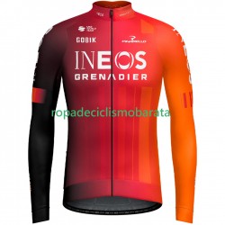 Maillot Manga Larga Ineos Grenadiers 2025 Hombres