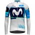 Maillot Manga Larga Movistar Team 2025 Hombres N001