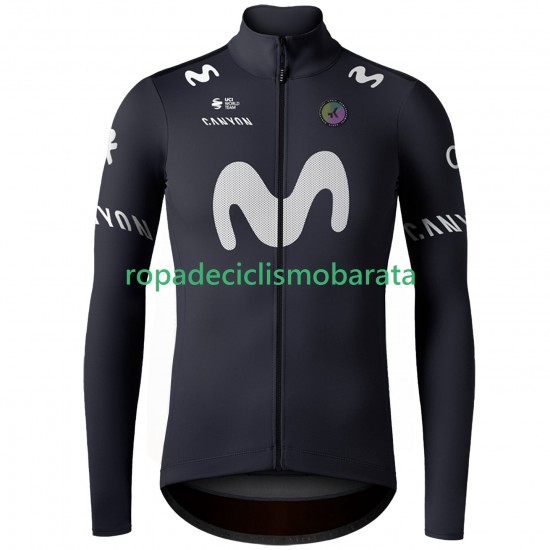 Maillot Manga Larga Movistar Team 2025 Hombres