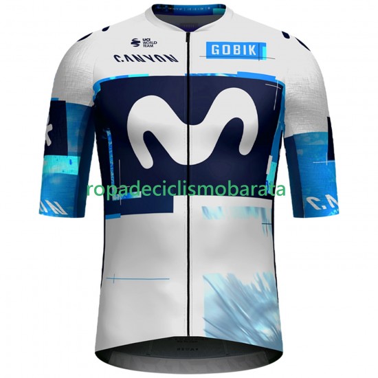 Maillot Manga Corta Movistar Team 2025 Hombres N002