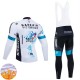 Invierno Maillot y Culotte Largos con Tirantes Team Bahrain Victorious 2025 Hombres