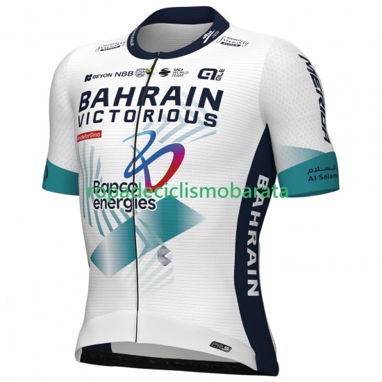 Maillot Manga Corta Team Bahrain Victorious 2025 Hombres