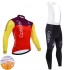 Invierno Maillot y Culotte Largos con Tirantes Team Cofidis 2025 Hombres