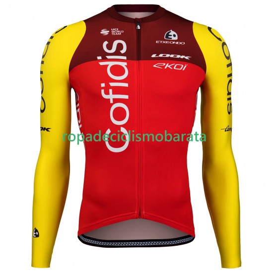 Maillot Manga Larga Team Cofidis 2025 Hombres