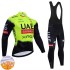 Invierno Maillot y Culotte Largos con Tirantes UAE Team Emirates XRG 2025 Hombres