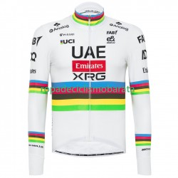 Maillot Manga Larga UAE Team Emirates XRG 2025 Hombres