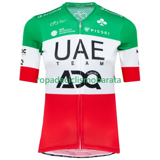 Maillot Manga Corta UAE Team Emirates XRG 2025 Hombres N002
