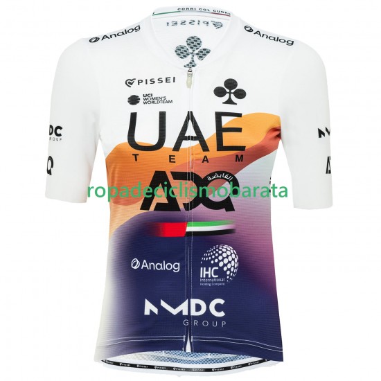Maillot Manga Corta UAE Team Emirates XRG 2025 Hombres N003