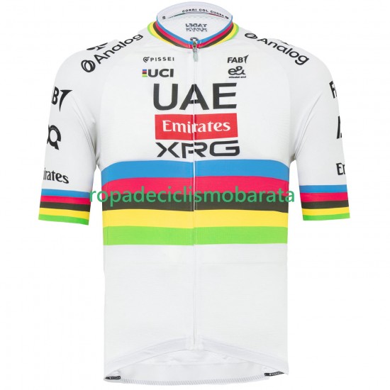 Maillot Manga Corta UAE Team Emirates XRG 2025 Hombres