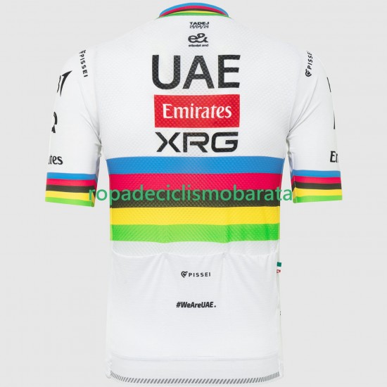 Maillot Manga Corta UAE Team Emirates XRG 2025 Hombres