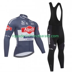 Maillot y Culotte Largos con Tirantes pro alpecin deceuninck 2025 Hombres