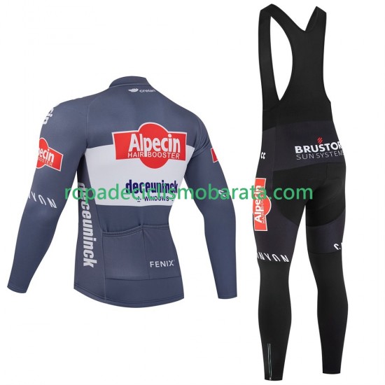 Maillot y Culotte Largos con Tirantes pro alpecin deceuninck 2025 Hombres