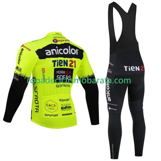Maillot y Culotte Largos con Tirantes pro anicolor tien 21 2025 Hombres