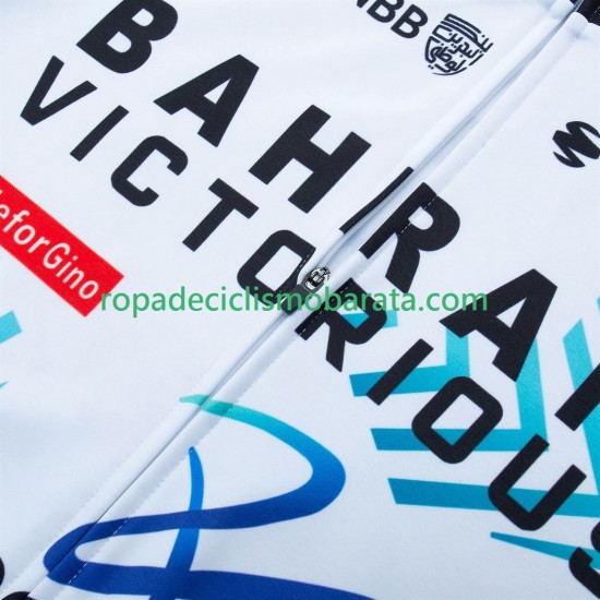 Maillot y Culotte Largos con Tirantes pro bahrain victorious 2025 Hombres