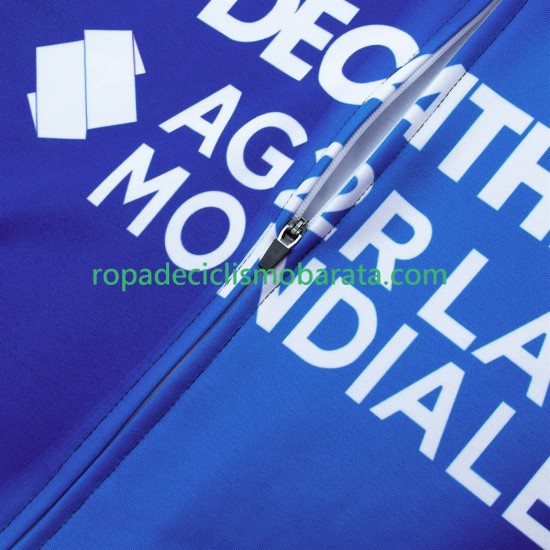 Maillot y Culotte Largos con Tirantes pro decathlon ag2r 2025 Hombres