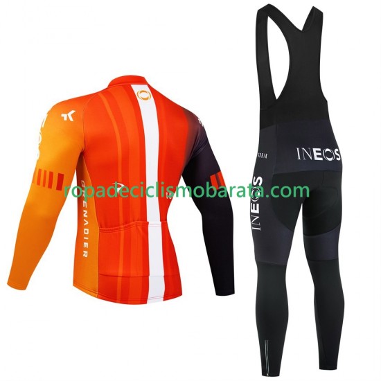 Maillot y Culotte Largos con Tirantes pro ineos grenadier 2025 Hombres