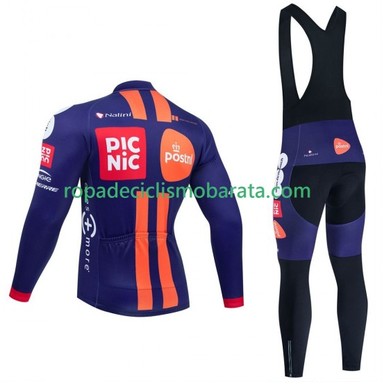 Maillot y Culotte Largos con Tirantes pro picnic postnl 2025 Hombres