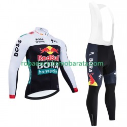 Maillot y Culotte Largos con Tirantes pro red bull bora hansgrohe 2025 Hombres