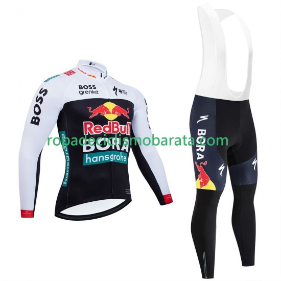 Maillot y Culotte Largos con Tirantes pro red bull bora hansgrohe 2025 Hombres