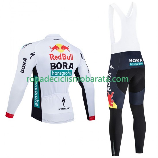 Maillot y Culotte Largos con Tirantes pro red bull bora hansgrohe 2025 Hombres