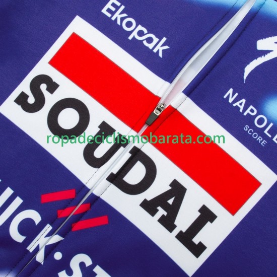 Maillot y Culotte Largos con Tirantes pro soudal quick step 2025 Hombres