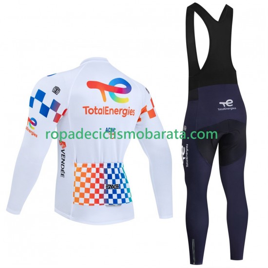 Maillot y Culotte Largos con Tirantes pro totalenergies tour de france 2025 Hombres