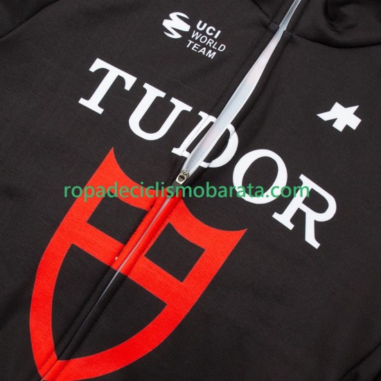 Maillot y Culotte Largos con Tirantes pro tudor 2025 Hombres