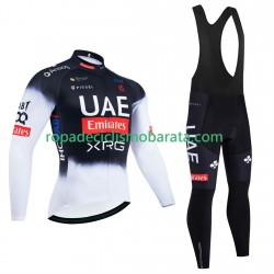 Maillot y Culotte Largos con Tirantes pro uae team emirates 2025 Hombres N001