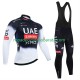 Maillot y Culotte Largos con Tirantes pro uae team emirates 2025 Hombres N001