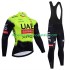Maillot y Culotte Largos con Tirantes pro uae team emirates 2025 fluo Hombres